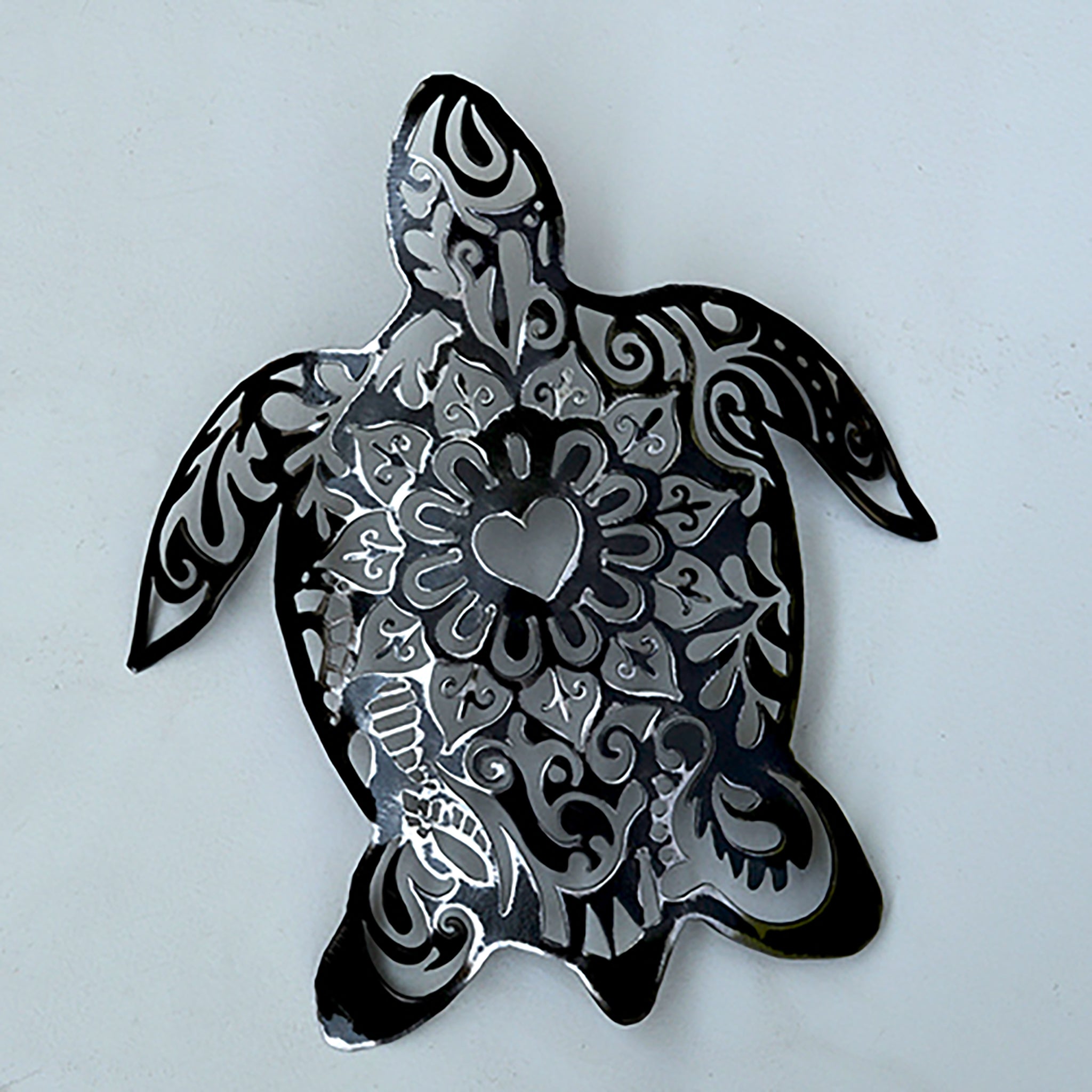 Sea Turtle (version 2) — garden or wall art – unrulyacres